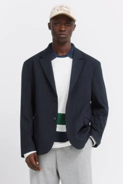 Blazer à rayures diplomates
