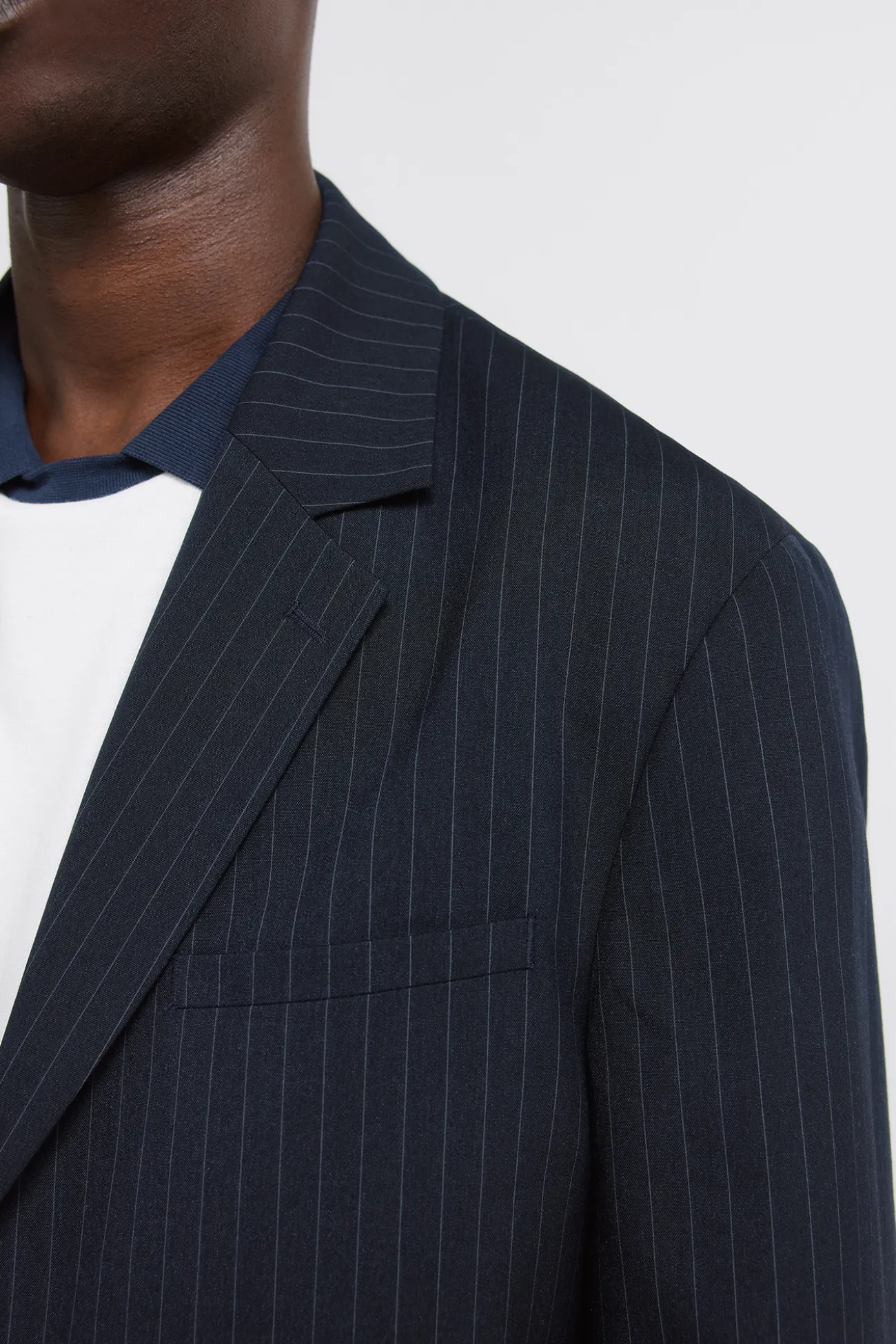 Blazer à rayures diplomates