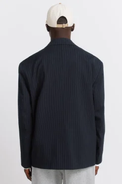 Blazer à rayures diplomates