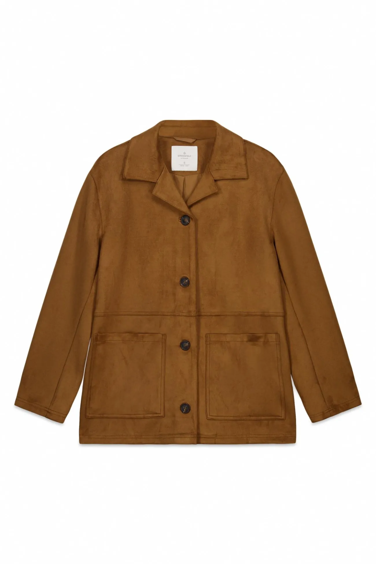 Blazer en daim synthétique
