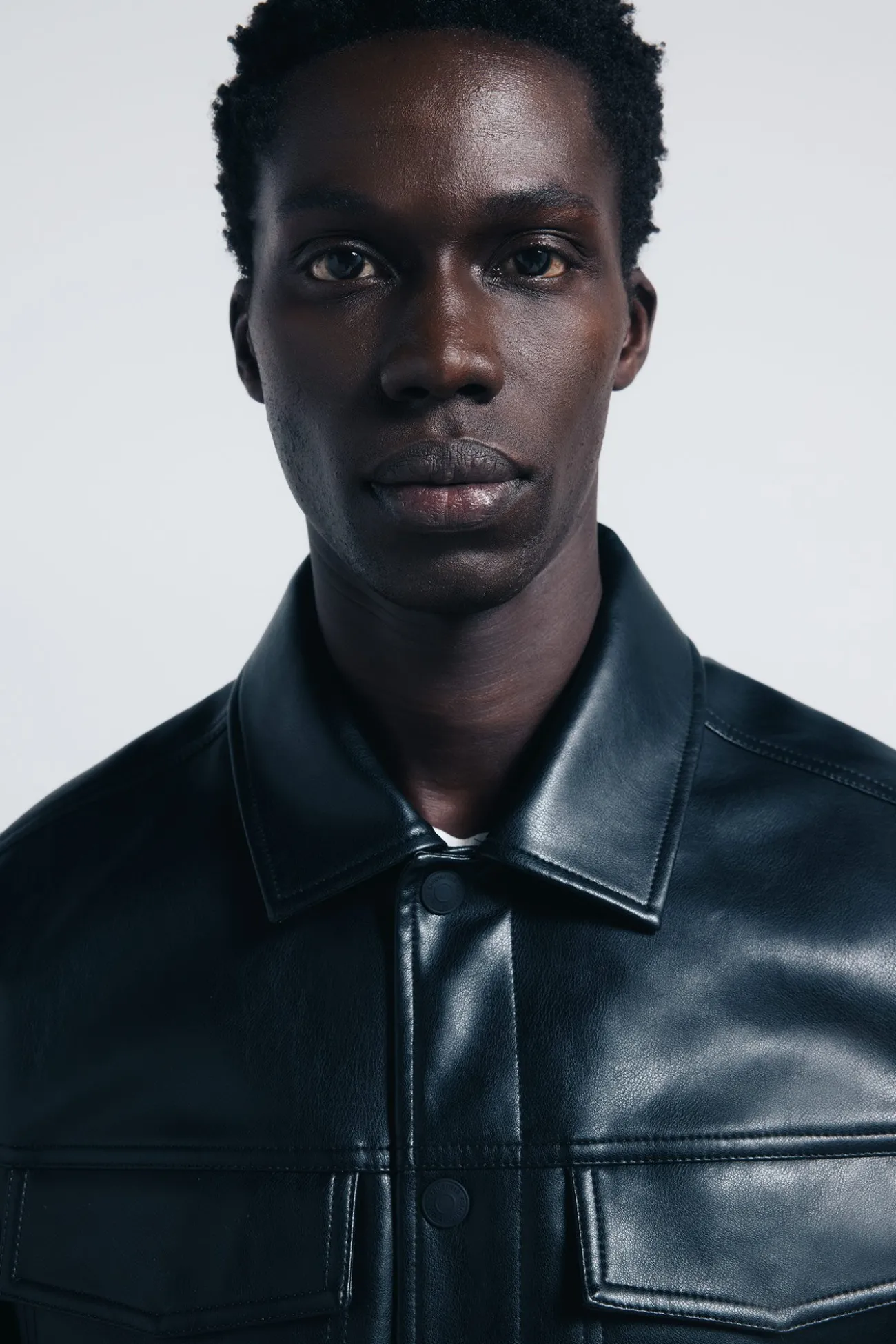 Blouson effet cuir