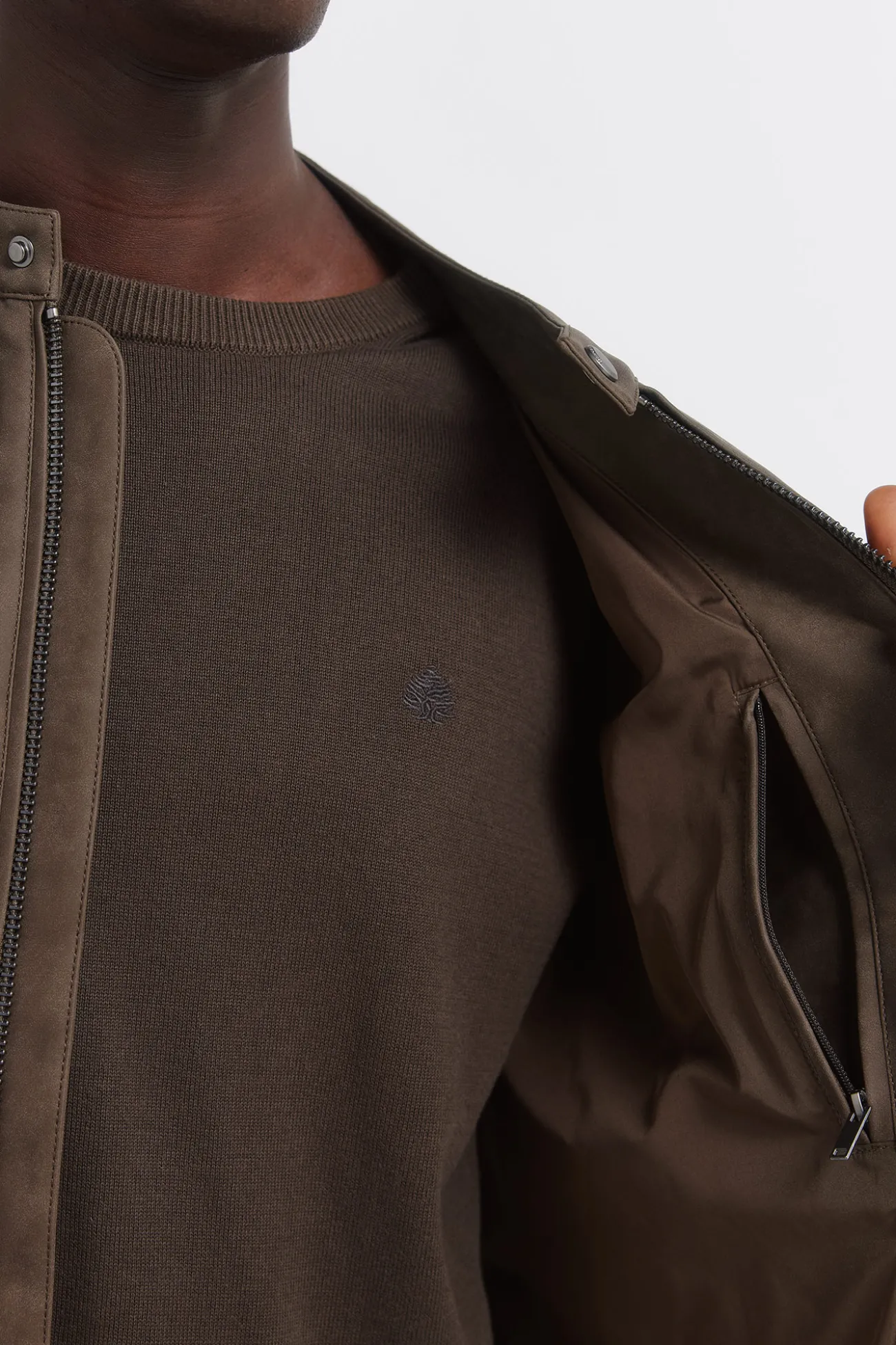 Blouson effet cuir