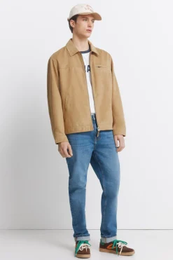 Blouson effet daim