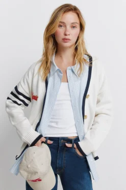 Cardigan à boutons L.A