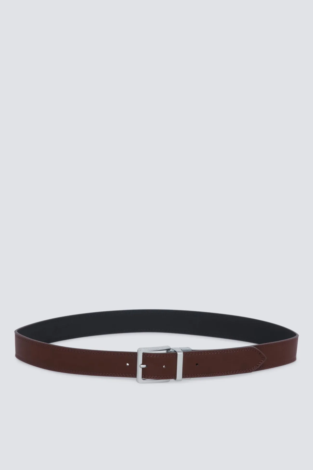 Ceinture effet cuir réversible