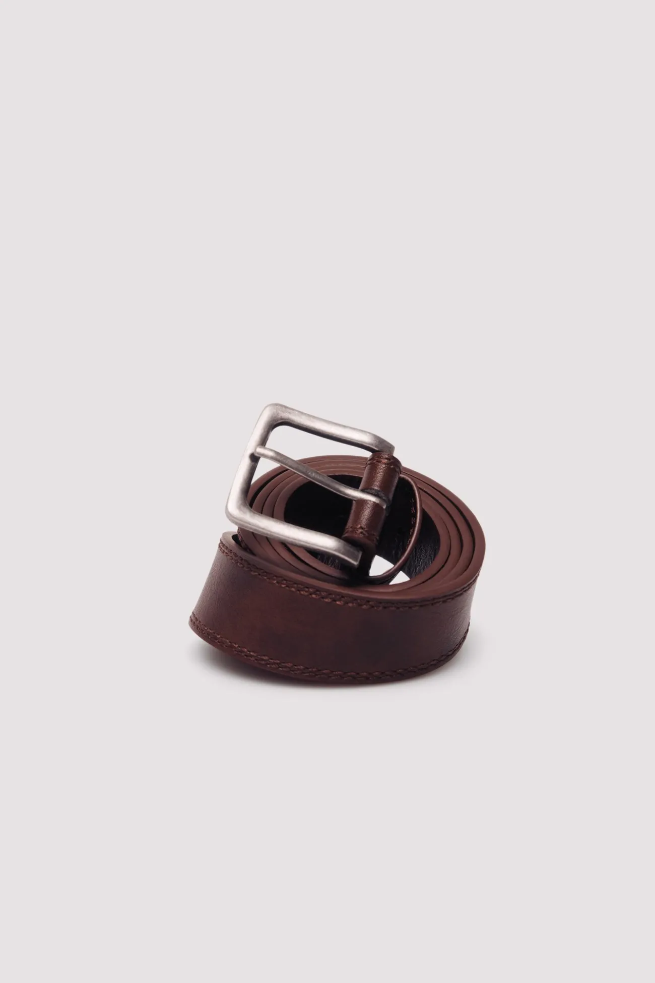 Ceinture effet cuir surpiqûres