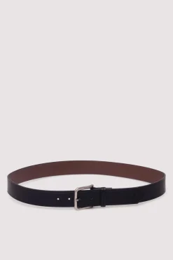 Ceinture effet cuir surpiqûres