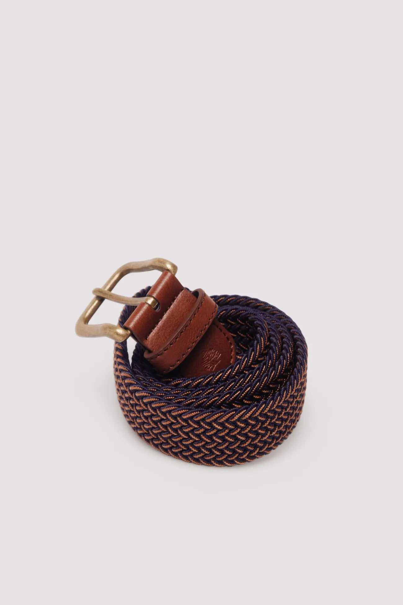 Ceinture tressée multicolore