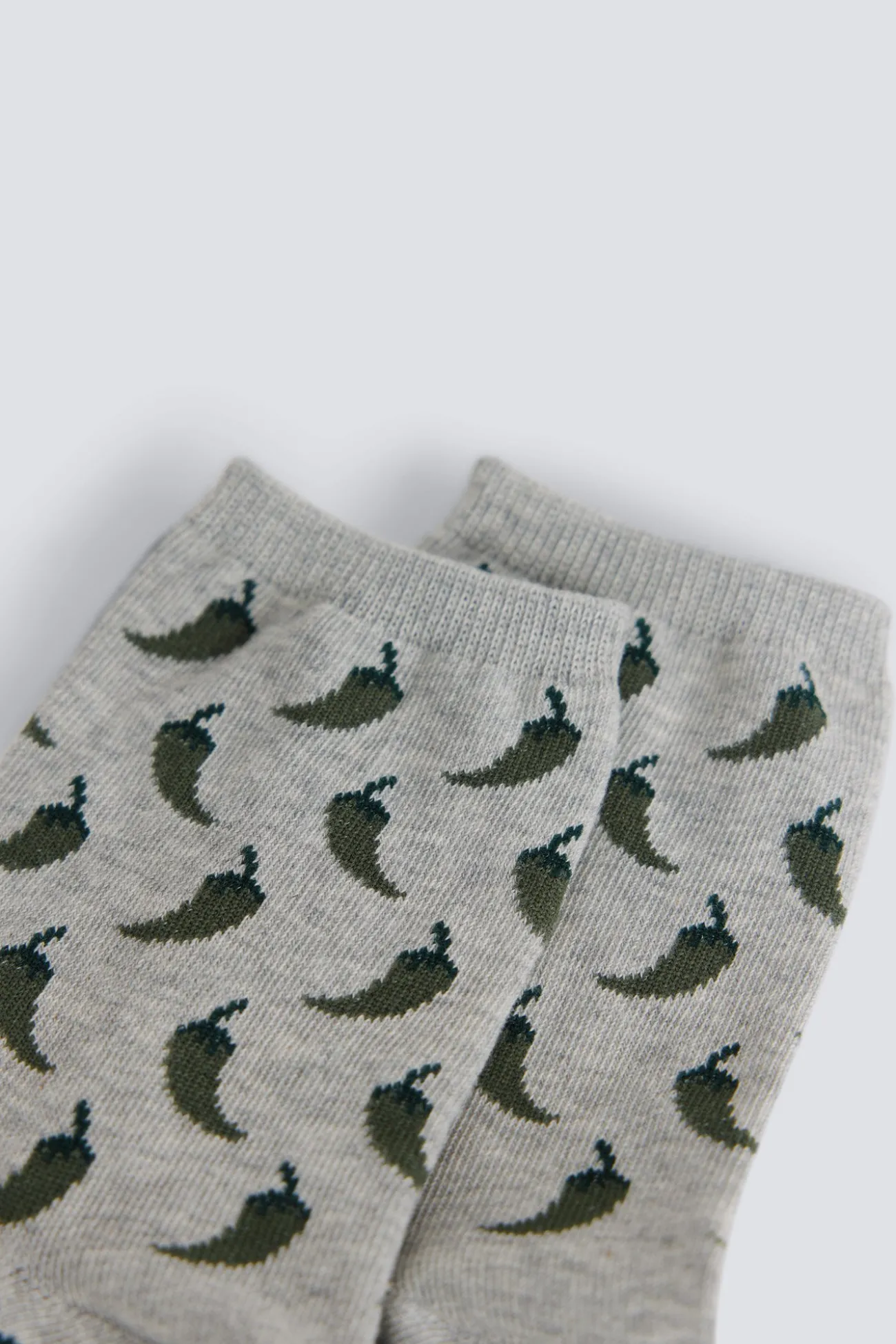 Chaussette longue à motifs poivrons