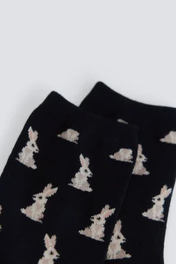 Chaussette longue &agrave; lapins
