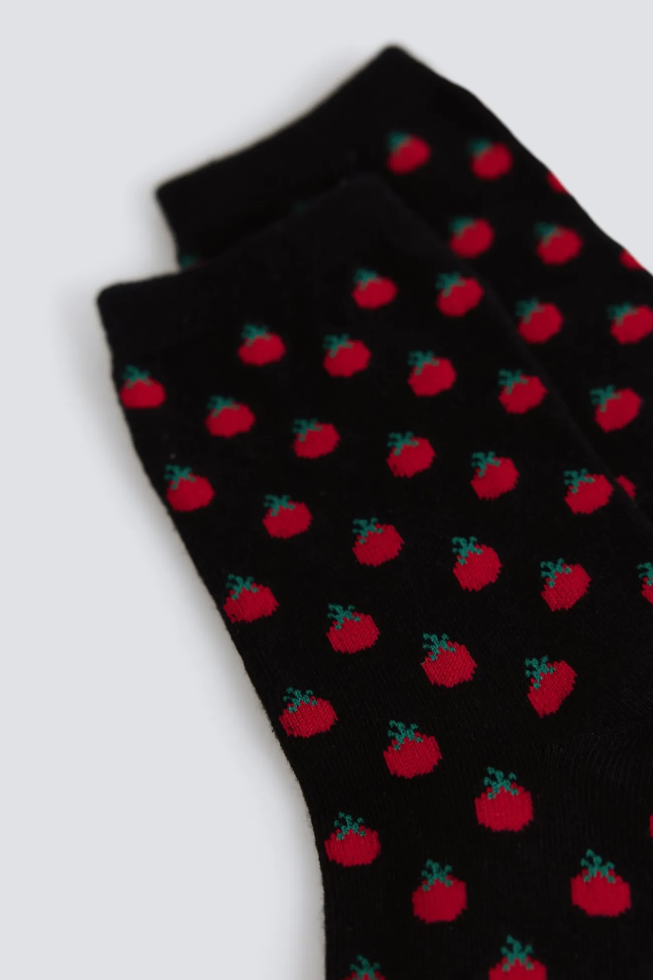 Chaussette longue imprimé tomates