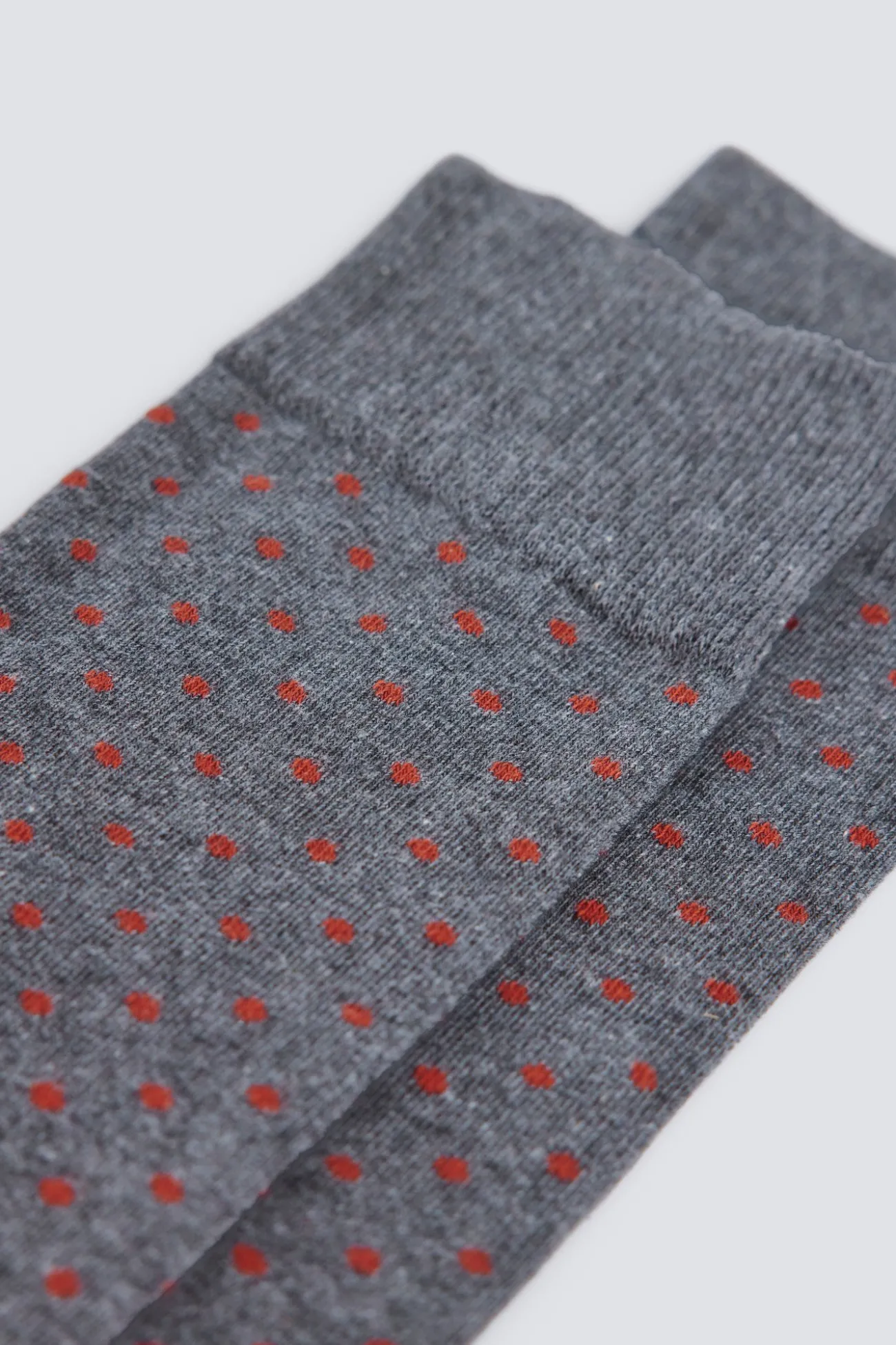 Chaussette longue micro à pois