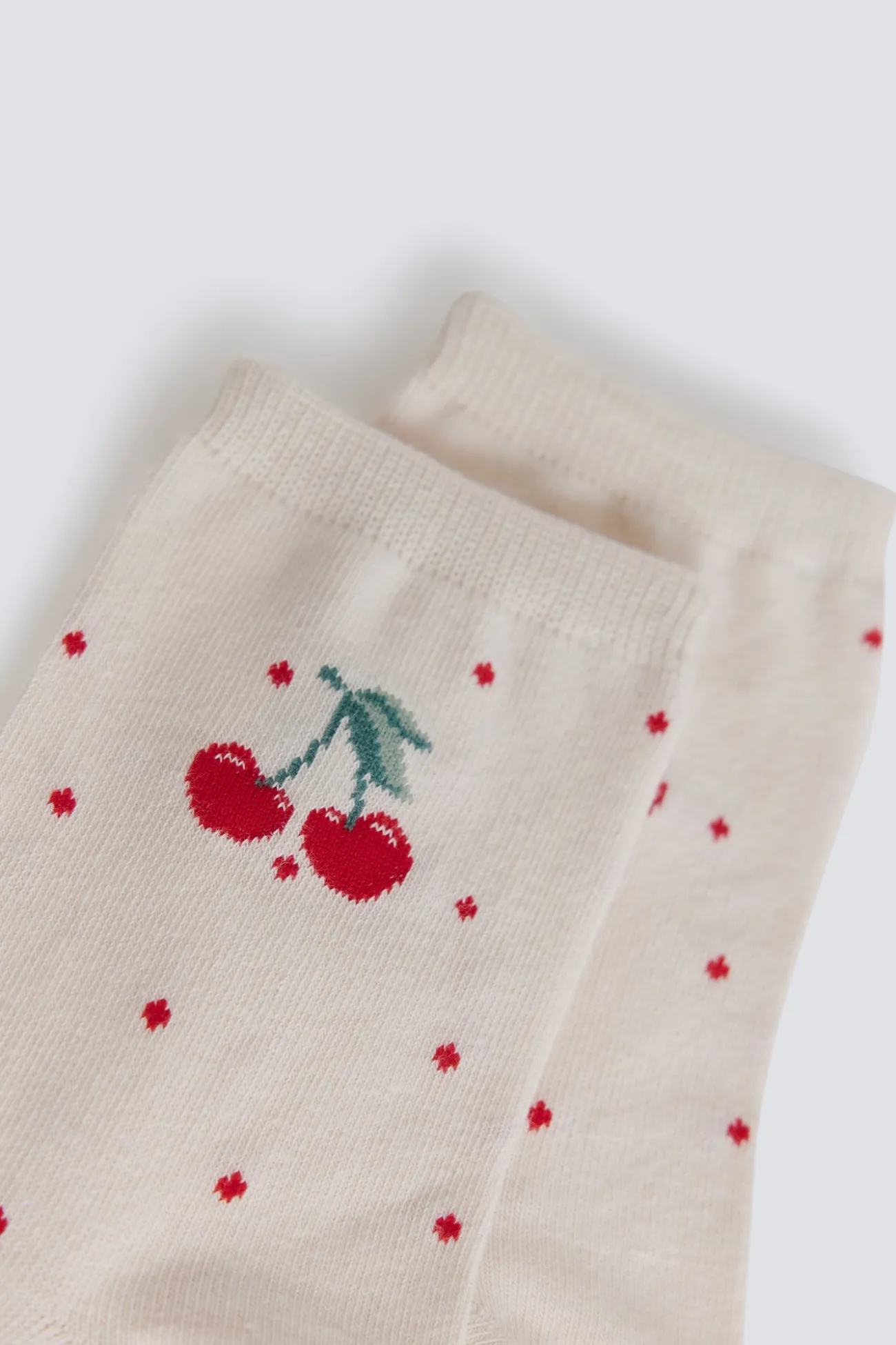 Chaussettes longues à cerises