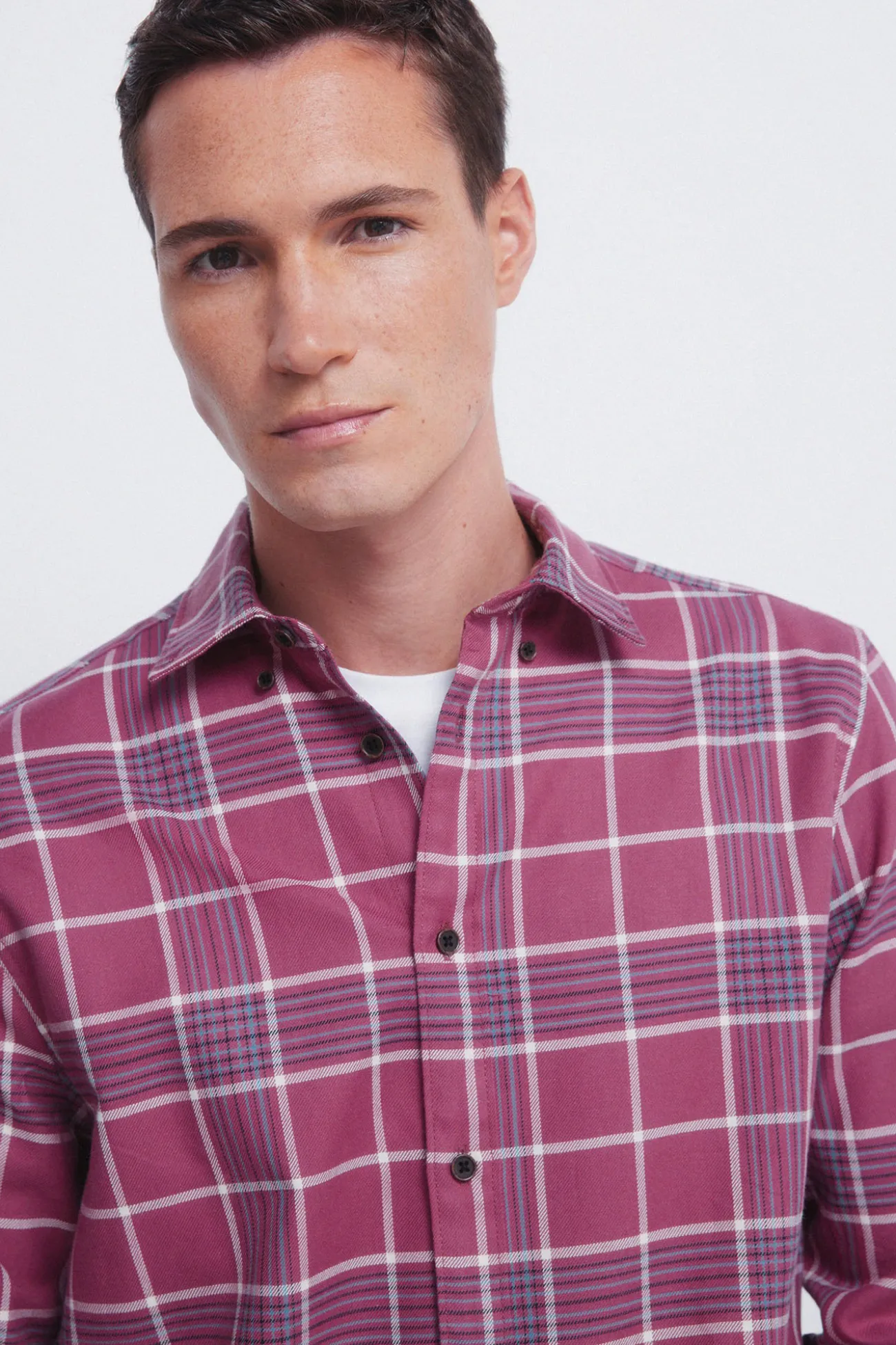 chemise à carreaux