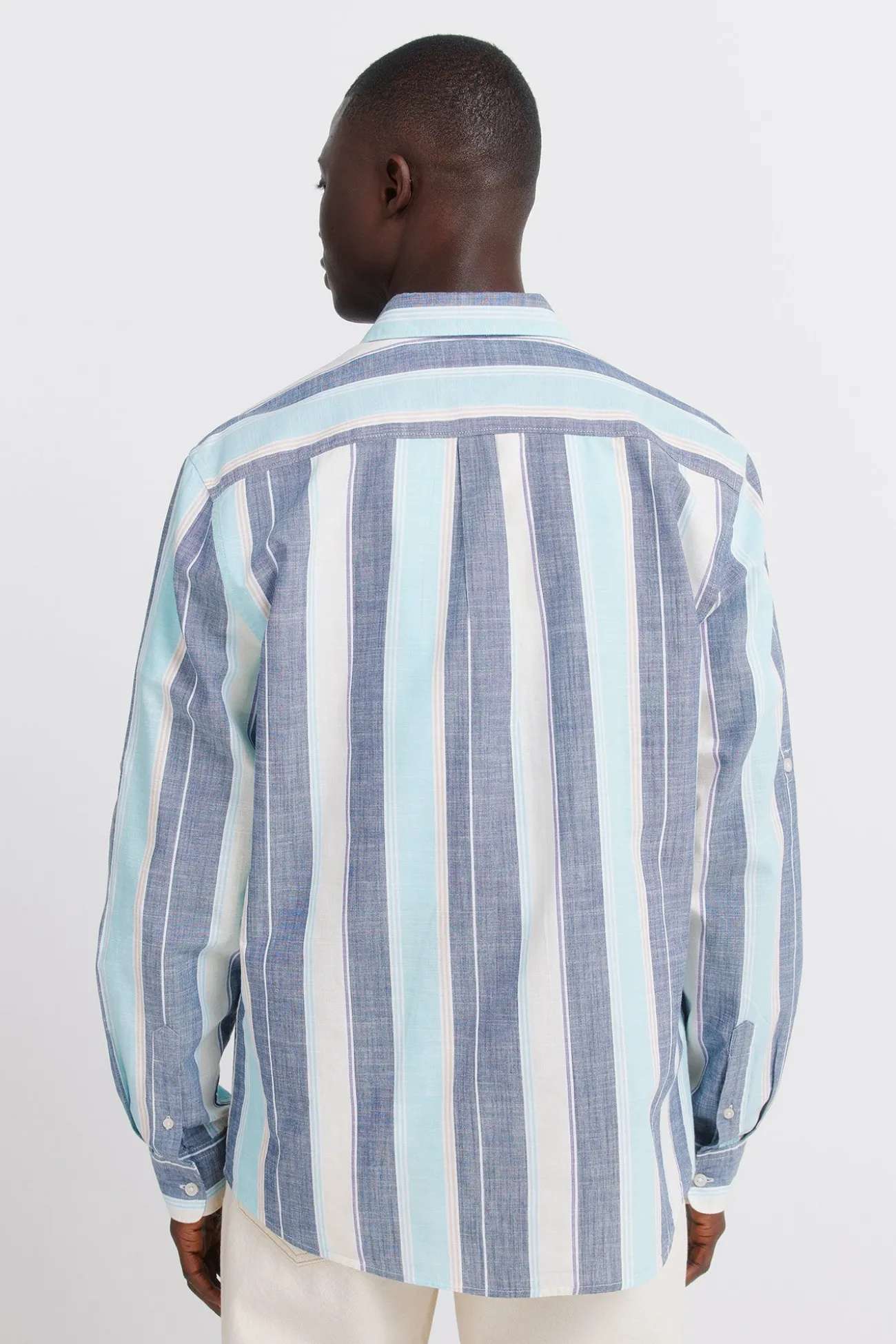 Chemise à rayures en coton