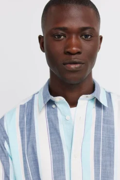 Chemise à rayures en coton