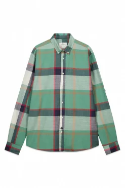 Chemise en coton à carreaux légère