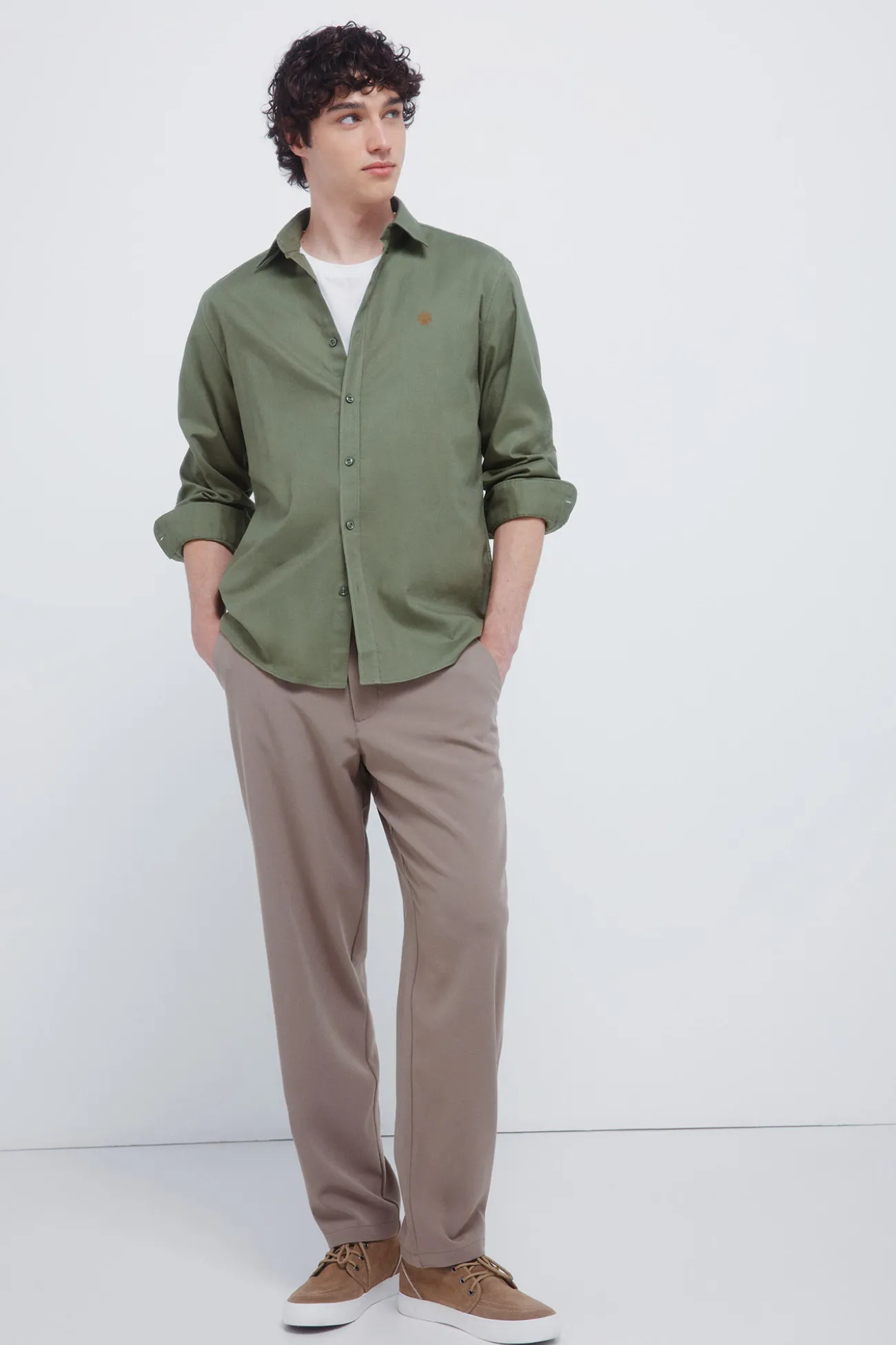 Chemise en flanelle à coudières
