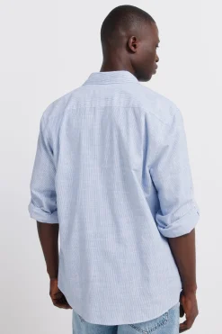 Chemise légère micro-rayures