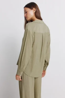 Chemise manches longues à rayures