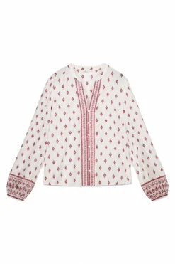 Chemise manches longues imprimée