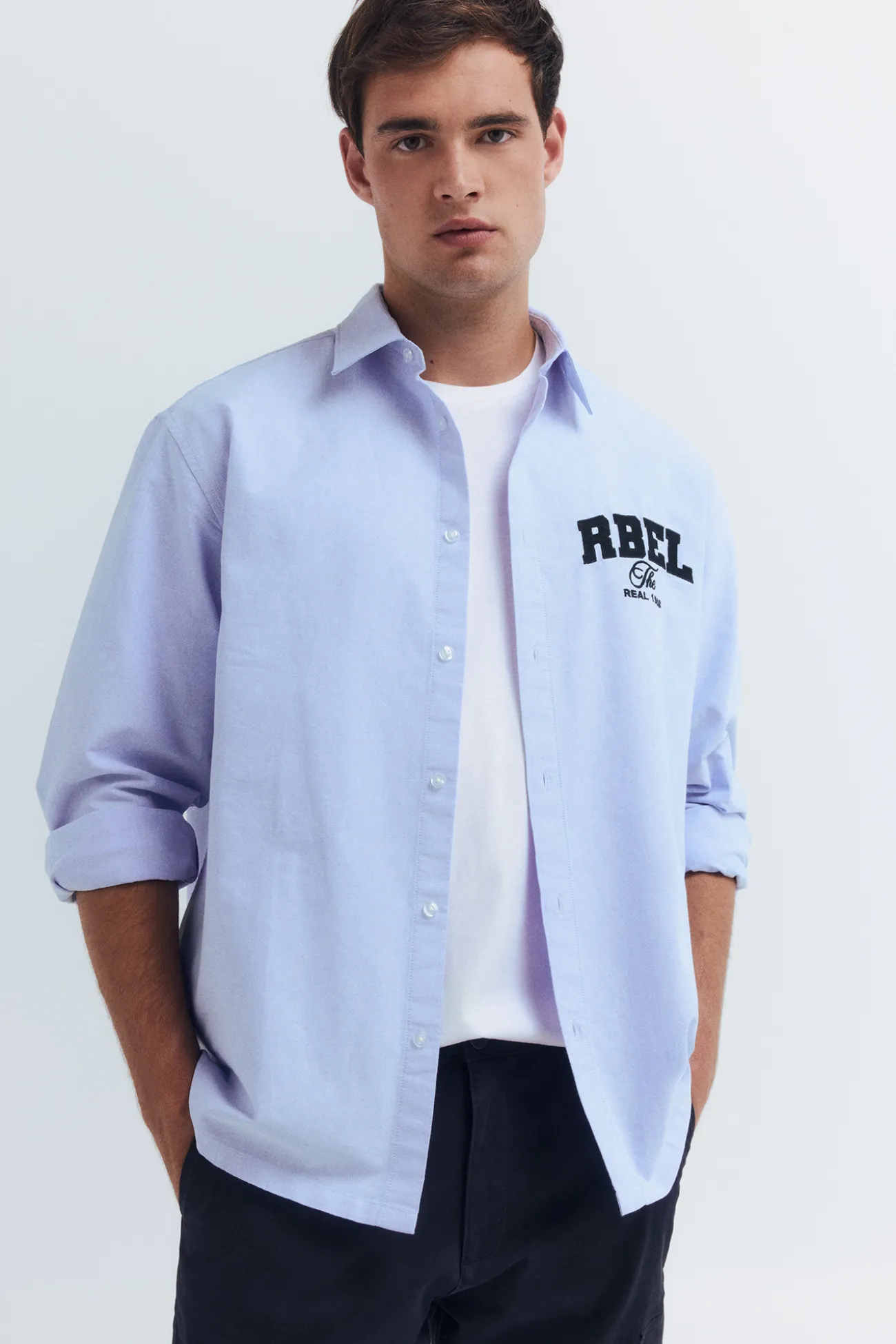 Chemise Oxford brodée
