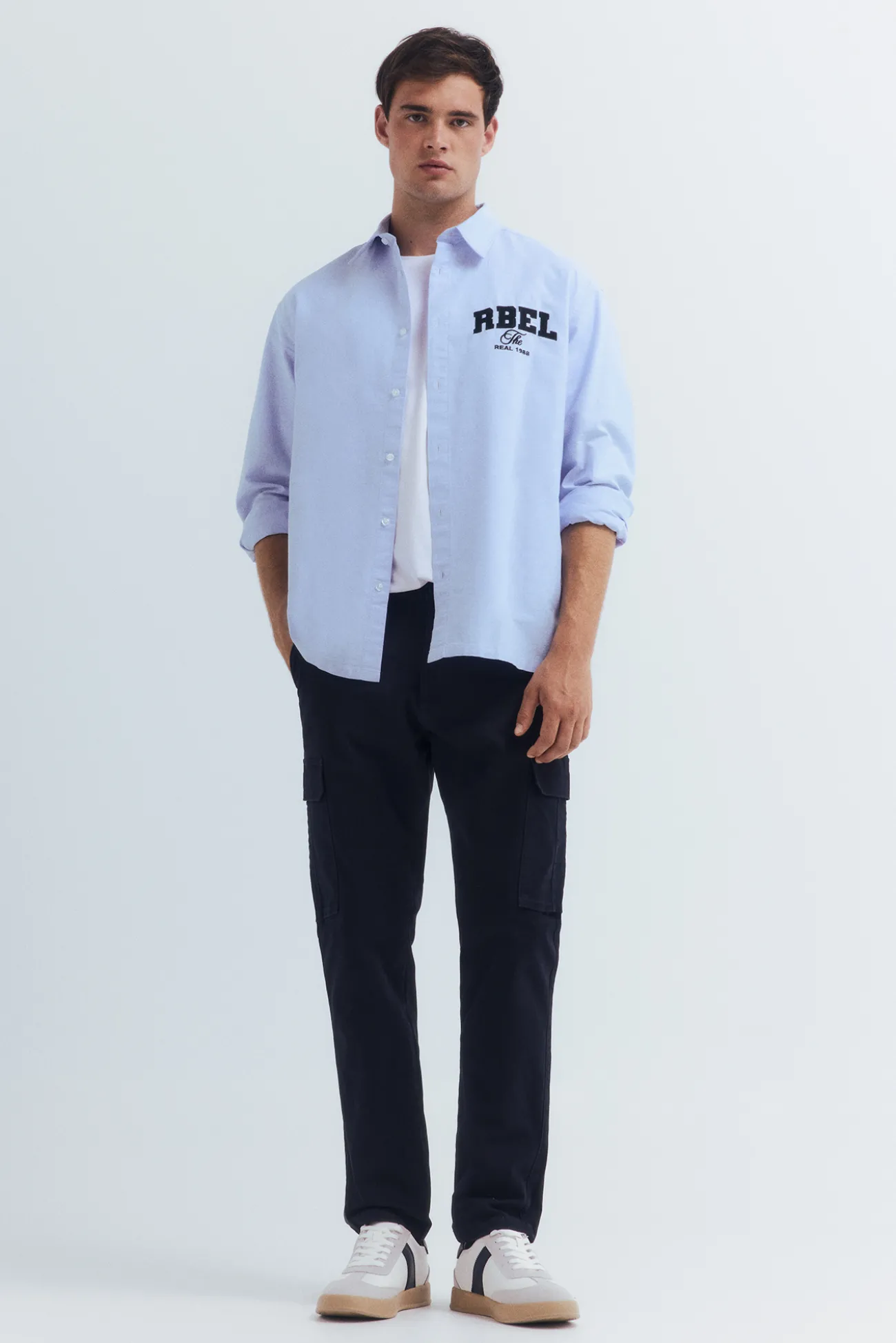 Chemise Oxford brodée