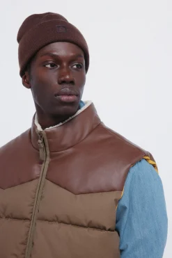 Gilet matelass&eacute; contrast&eacute;