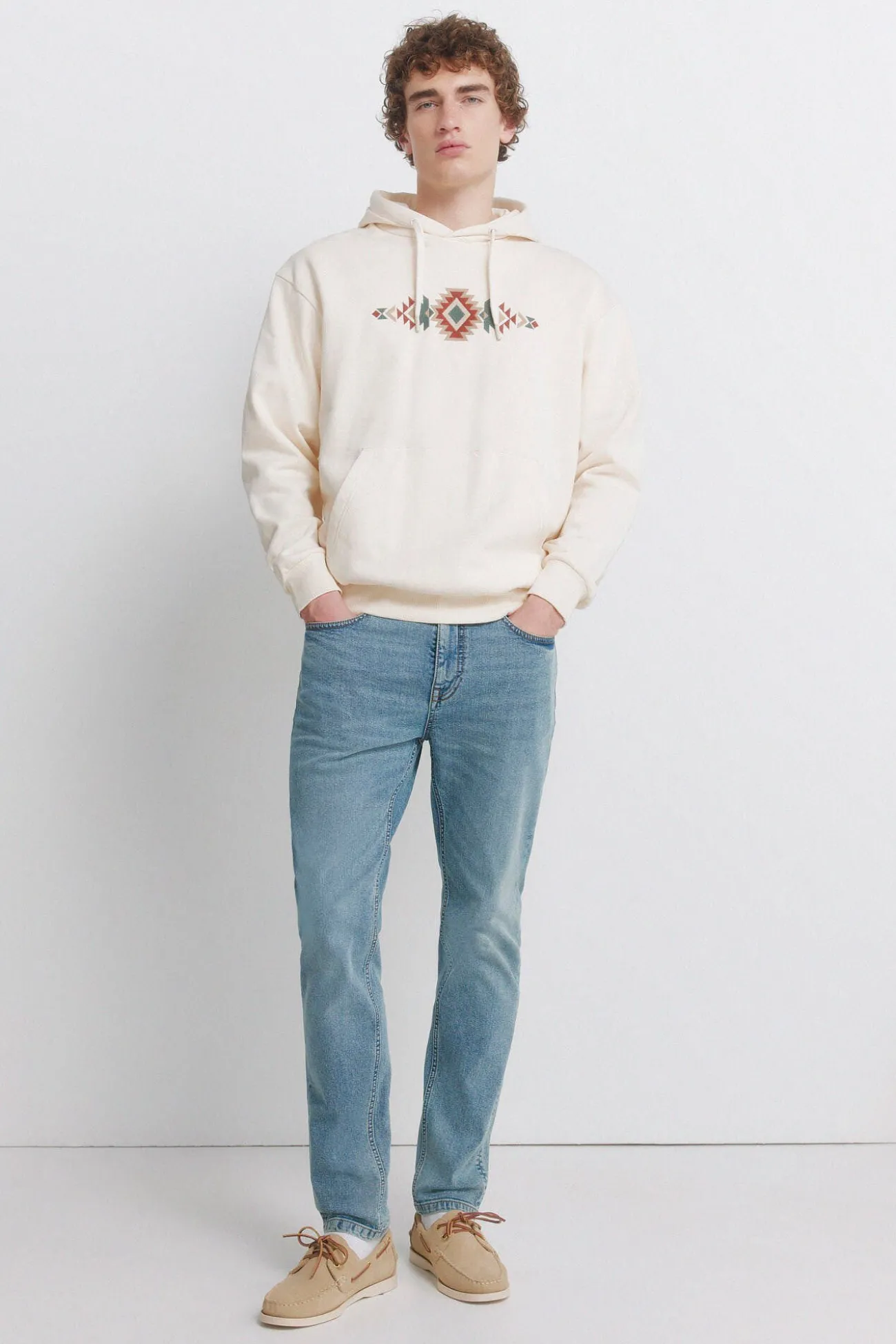 jean skinny délavé moyen surteint