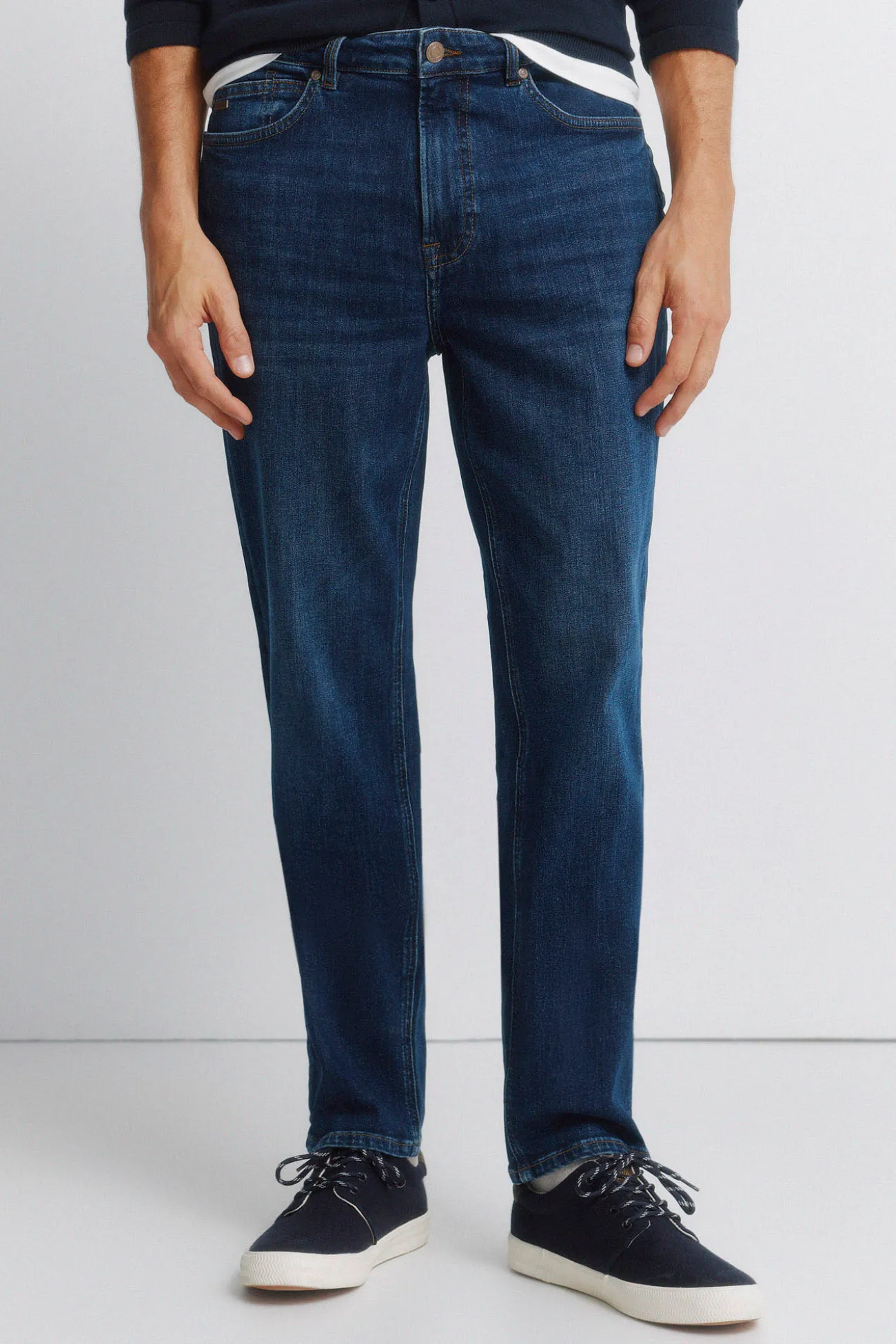 Jeans délavage foncé slim fit