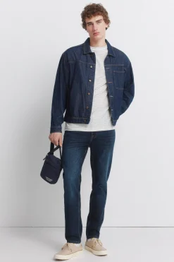 Jeans délavage foncé slim fit