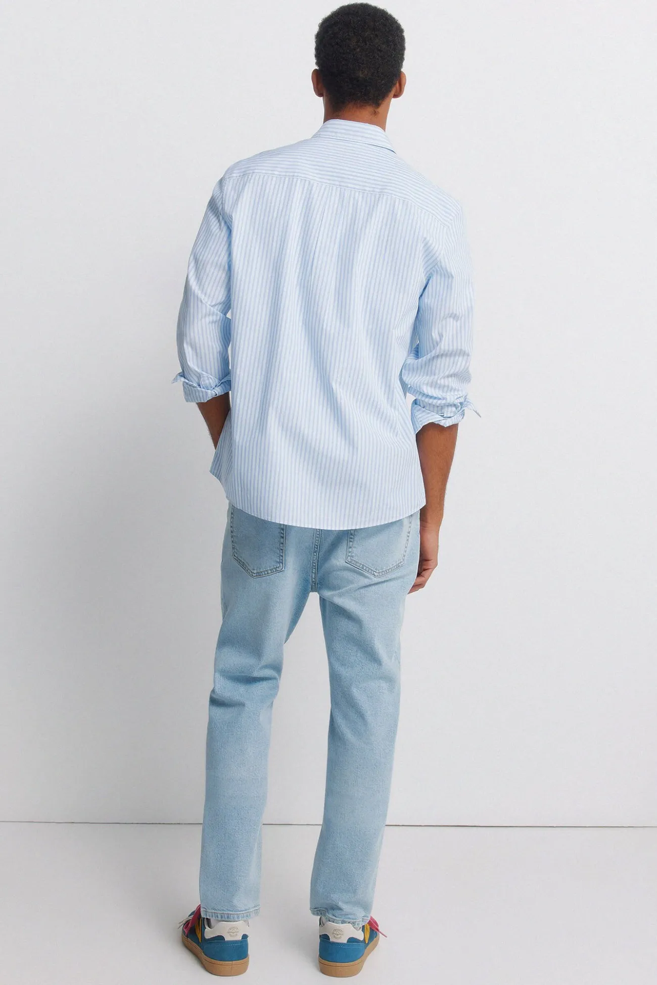 Jeans délavé clair slim