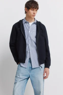 Jeans d&eacute;lav&eacute; moyen clair coupe droite