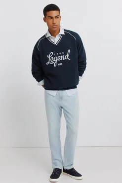 Jeans ultra-l&eacute;gers d&eacute;lav&eacute;s clairs slim fit