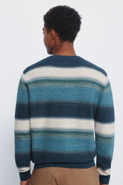 Maillot structuré à rayures multiples