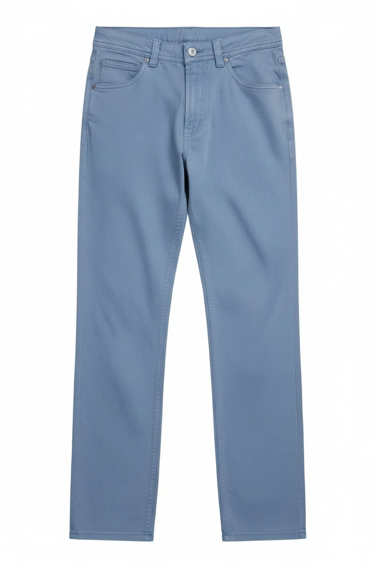 Pantalon 5 poches lavé coupe droite