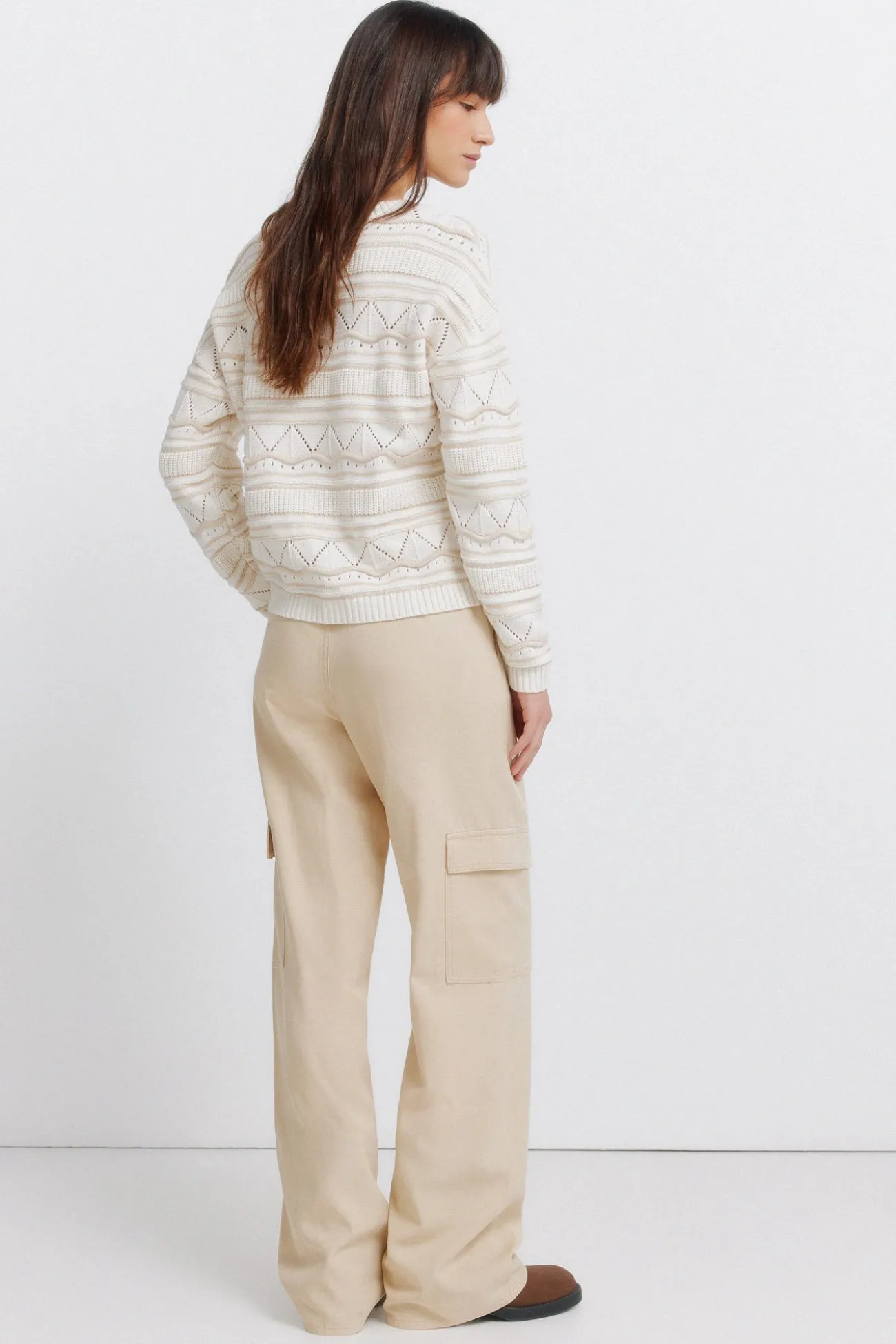 Pantalon cargo en coton