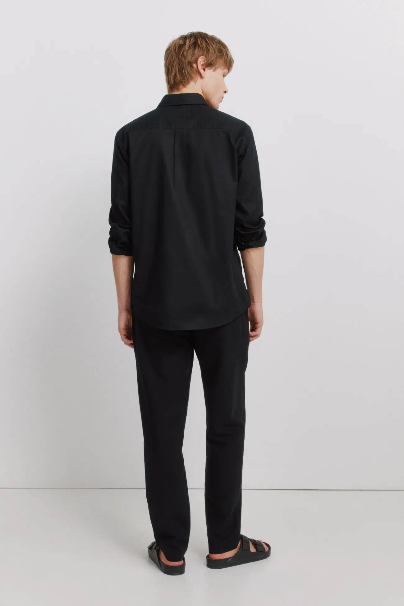 Pantalon chino comfort fit en lin