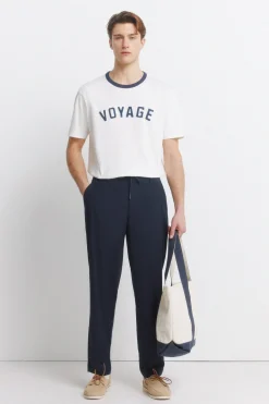 Pantalon droit ample