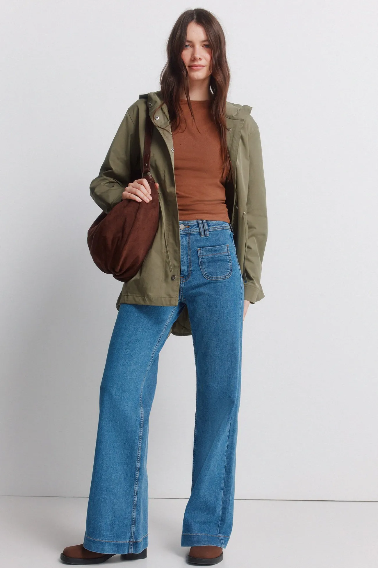 Parka à capuche déperlante