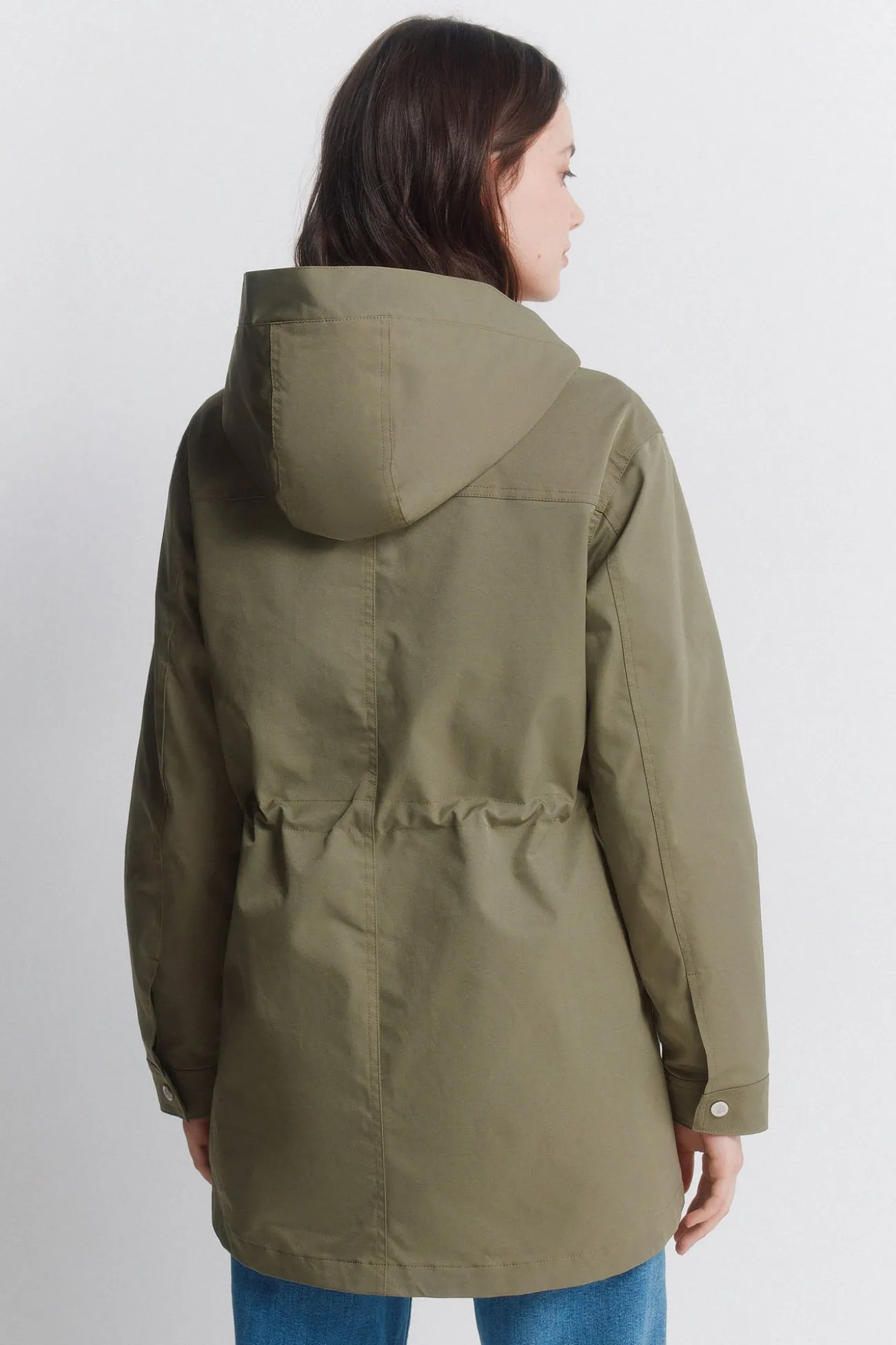 Parka à capuche déperlante
