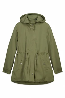 Parka à capuche déperlante