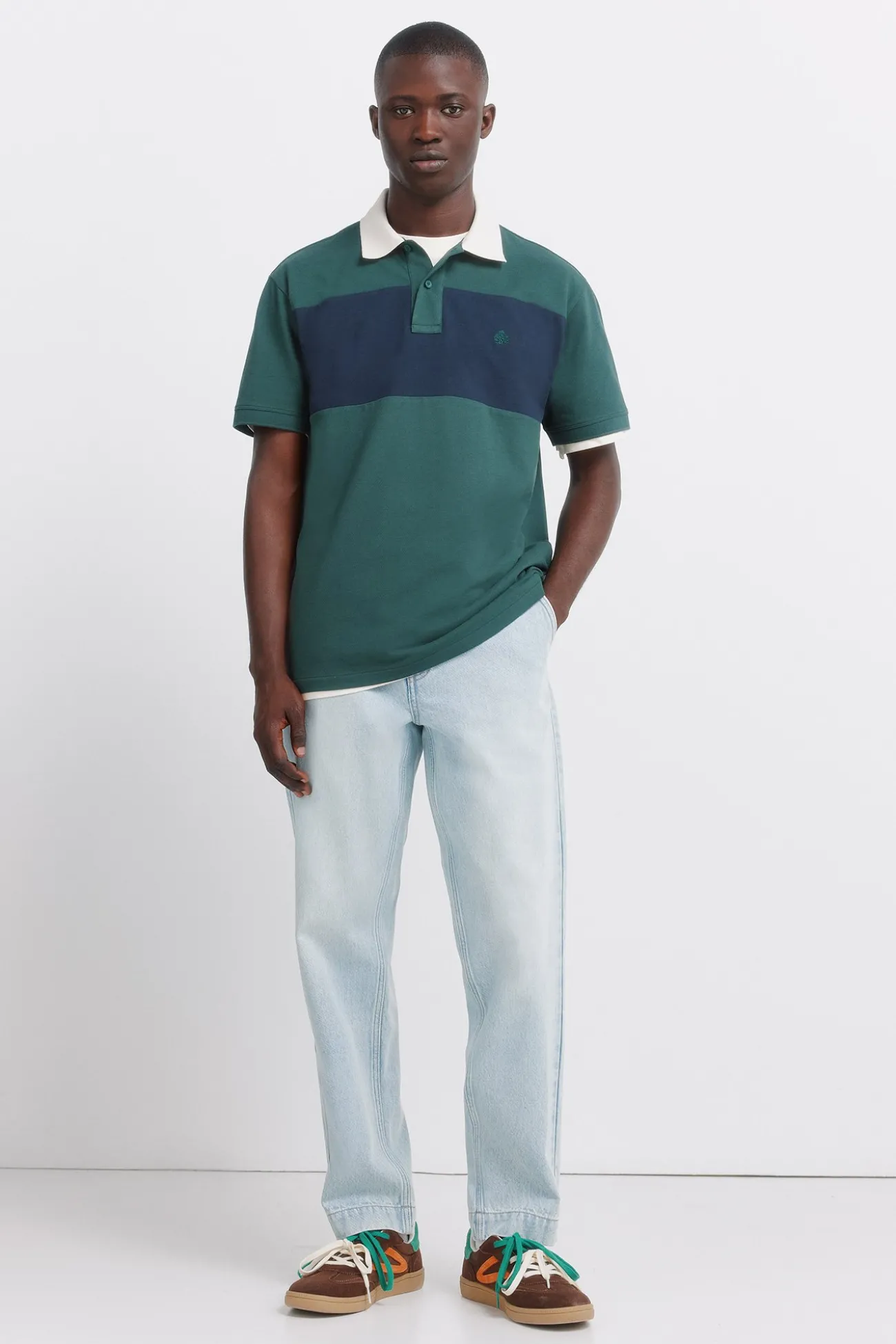 Polo coupe placée regular fit en piqué