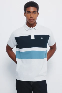 Polo piqué color block piqué classique