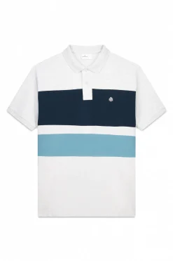 Polo piqué color block piqué classique