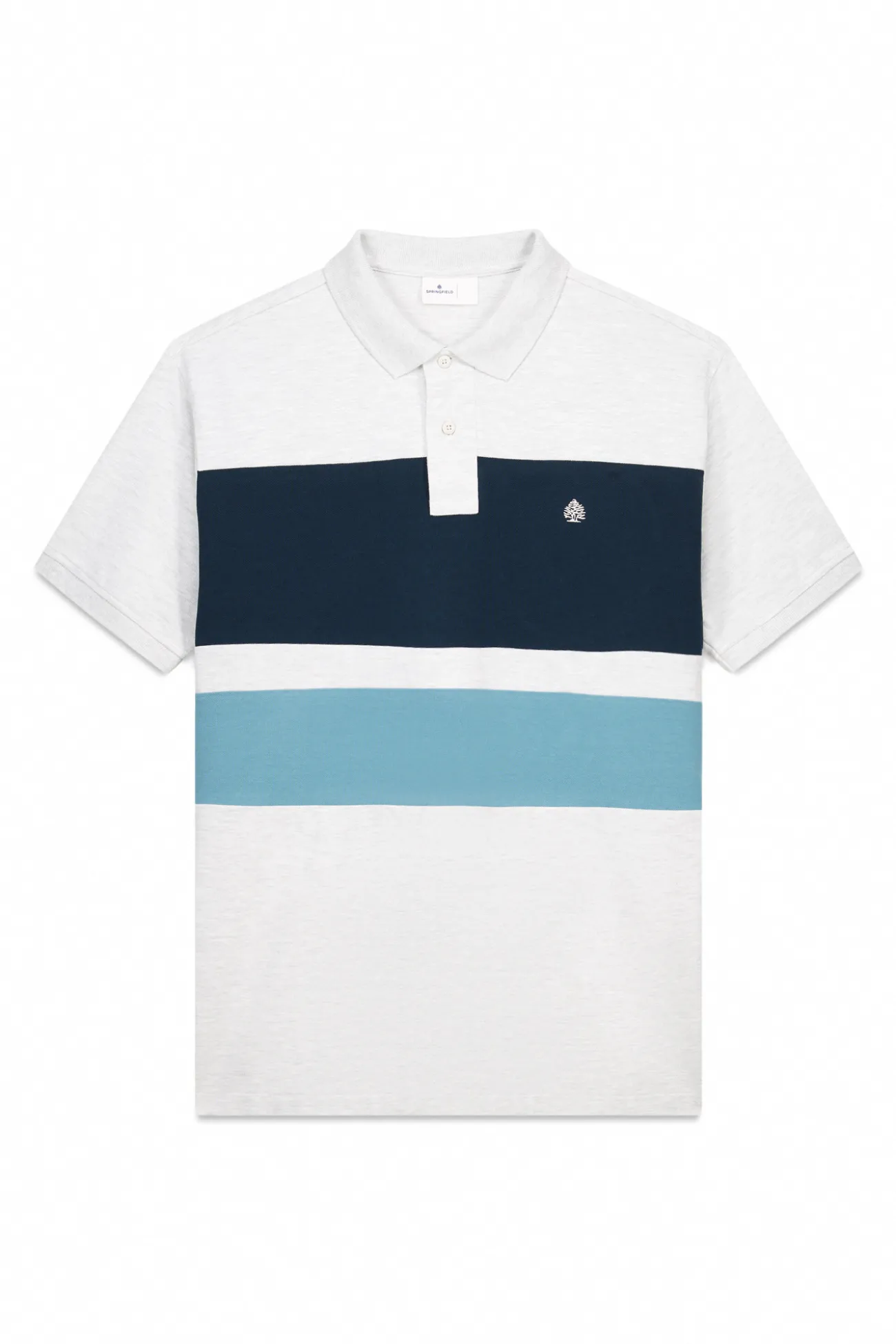 Polo piqué color block piqué classique