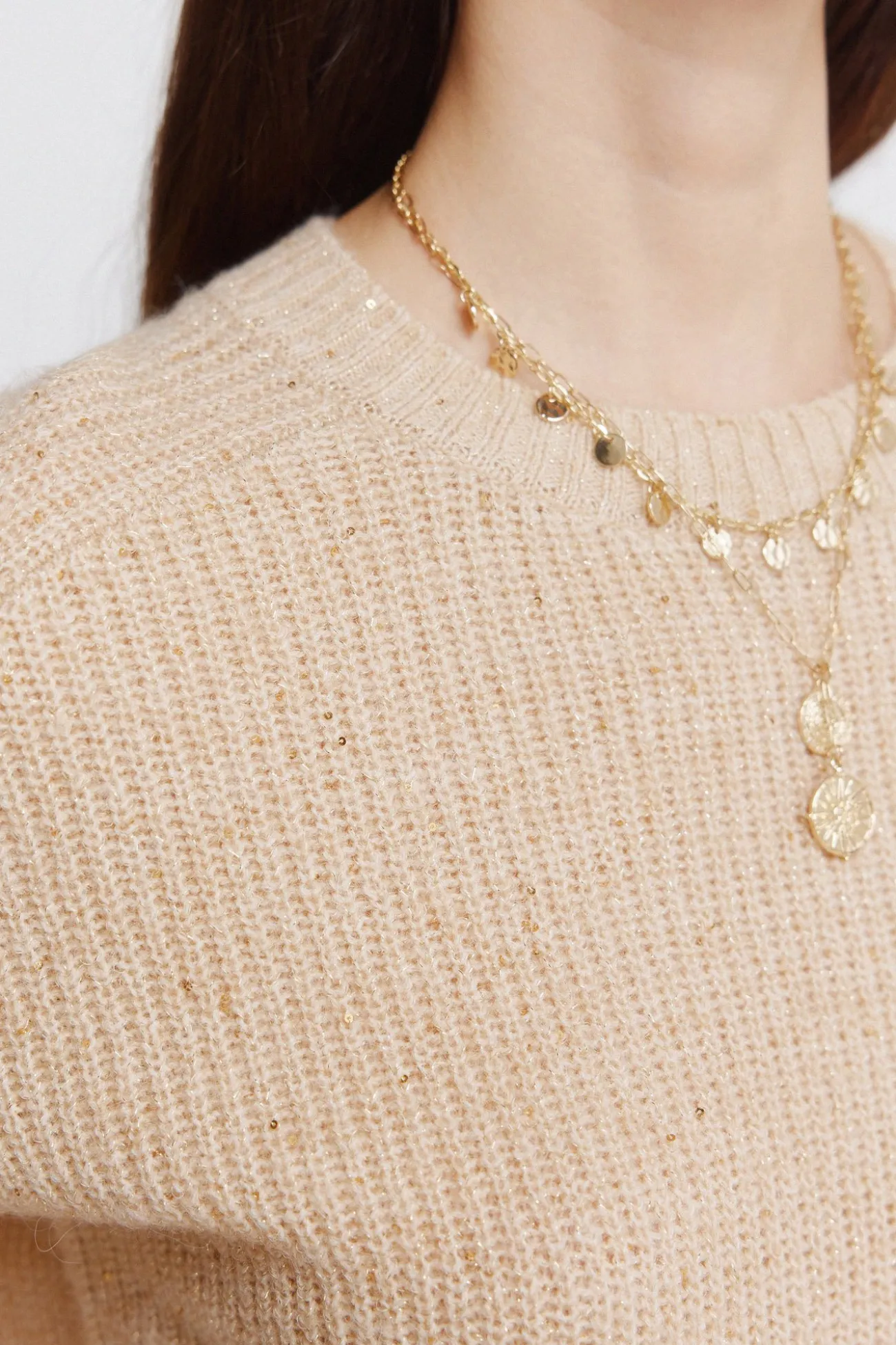 Pull à paillettes