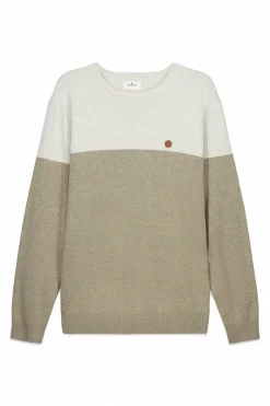 Pull basique color block