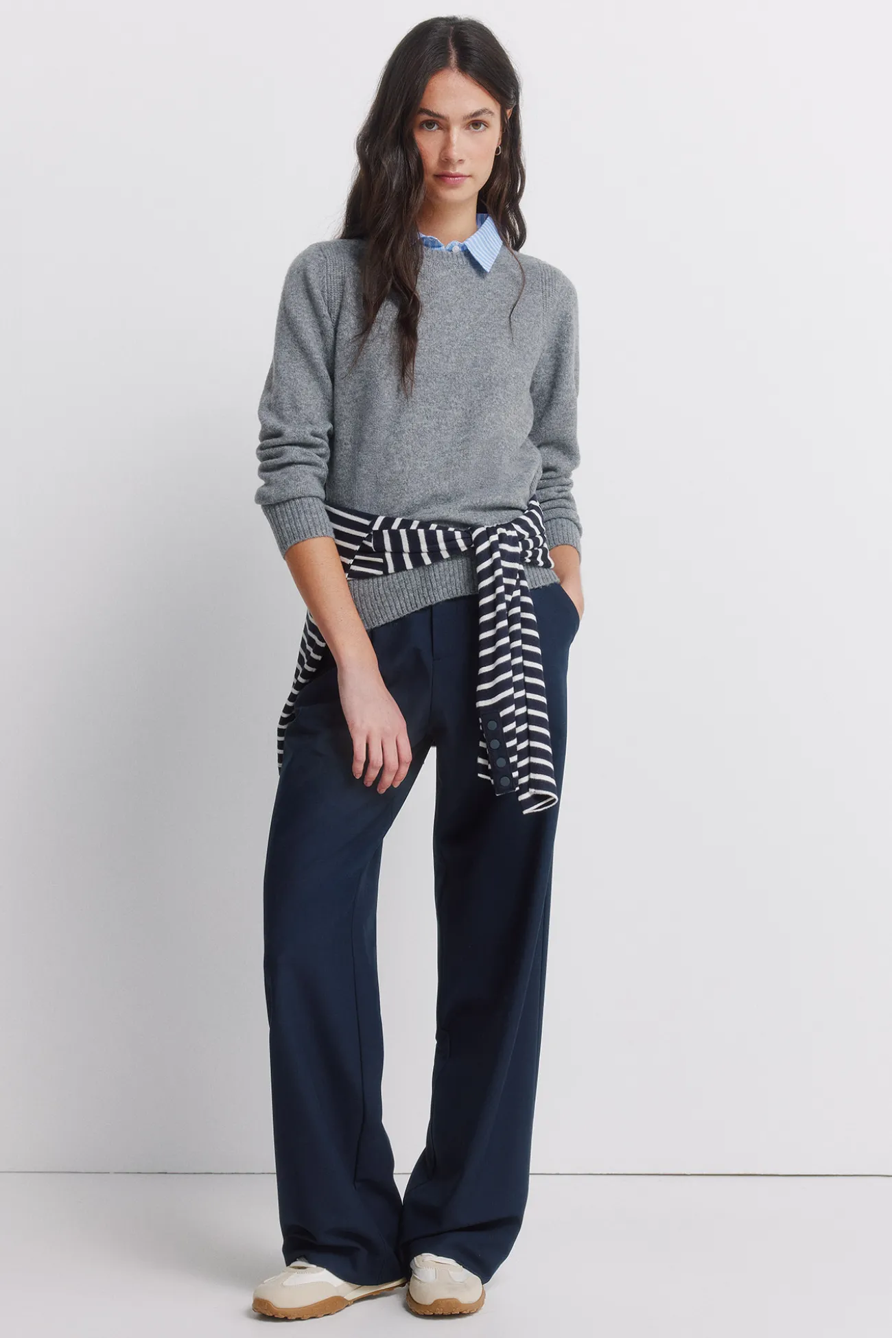 Pull col en maille