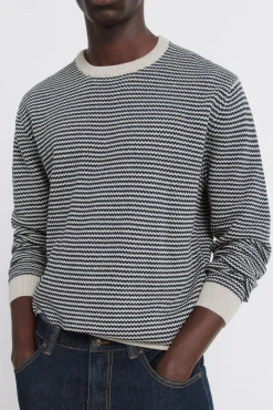 Pull structuré bicolore